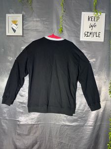 Prada Black Sweatshirt with White Logo