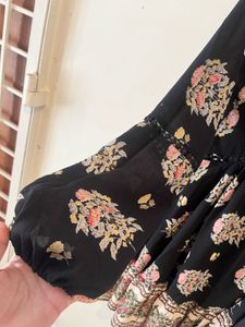 Floral Print Mini Dress( Shein )
