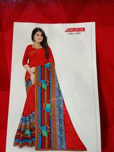 M-Fab Nandini Floral Print Saree