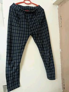 Checkered Casual Pants