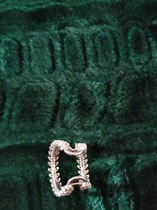 Sparkling Silver Tone Ring