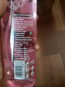 Vaadi Herbals Pure Rose Water Toner