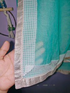 Elegant Turquoise Saree