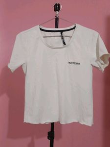 White Casual T-Shirt