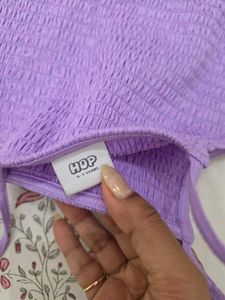 purple beach top