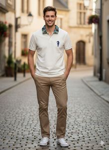 Stylish Polo Shirt with Unique Design