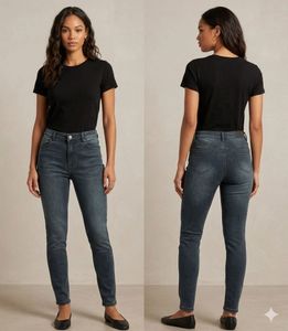 Classic High-Waisted Skinny Jeans