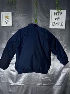 Men's Navy Blue Zip-Up Jacket