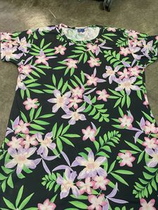 Black Floral Print T-Shirt