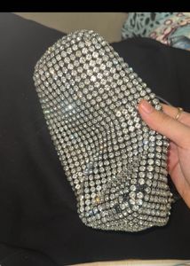 Sparkling Rhinestone Clutch Bag