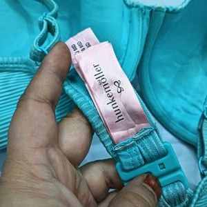 Mint Green❤️ big size Ribbed Bikini Top