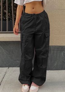 New Me Black Cargo Pants 26