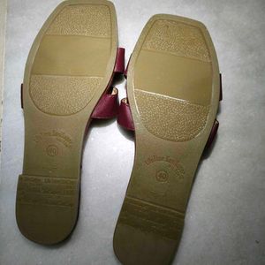FIXED PRICE Maroon Flat Sandals for Women