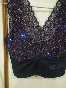 Sparkling Lace Embellished tops