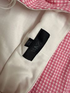 ZARA Cute Pink Gingham Top