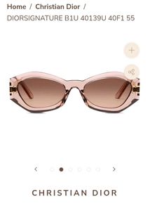 Dior copy[ REPLICA] Stylish Translucent Sunglasses