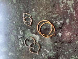 Ethnic Jhumka and Set of 3 Hoop Earrings