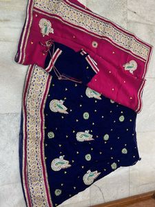 navy blue  Lehenga Choli Set