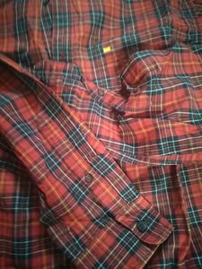 Red Plaid Men's Shirt