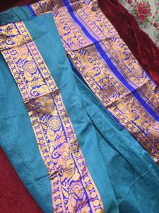 Teal Blue Kurta Set with Dupatta