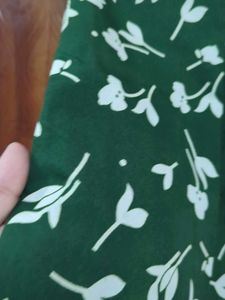 Printed Dark Green Shirt 💚