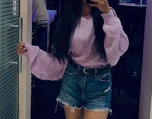 Lilac Knit Sweater