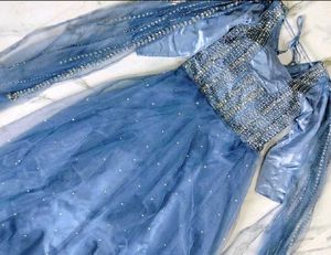 🔥😍last price updated Wedding Party Wear Gown ❤️