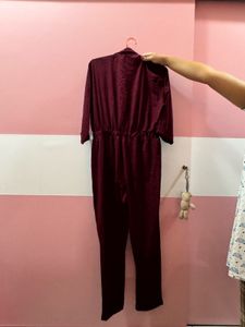 Maroon Jumpsuit
