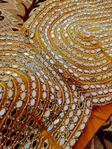 Elegant Yellow Saree