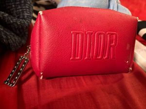Dior Red Pouch &amp; Lip Gloss