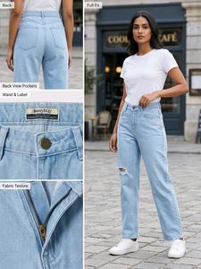 Light Wash Ripped Jeans