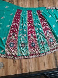 Gorgeous sequinned  lehanga Saree