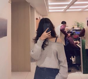 Cozy Gray Knit Sweater