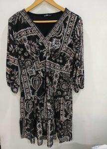 Boho Chic Paisley Print Dress
