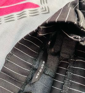 Striped Black Pants