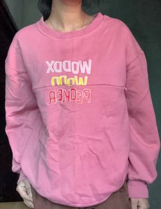 Pink Graphic Sweatshirt