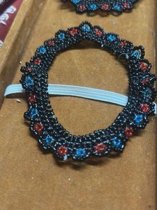 handmade beaded payal