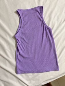 SSS - Lilac Ribbed Tank Top [Size - S]