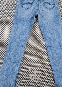 Acid Wash Denim Jeans