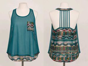 Boho Tribal Print Tank Top