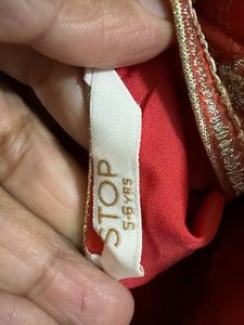 Red Embroidered Blouse