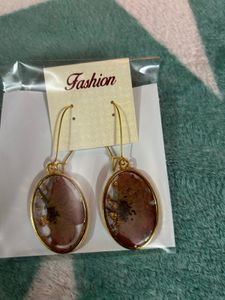 Unique Rectangle Resin Earrings 3 pairs combo