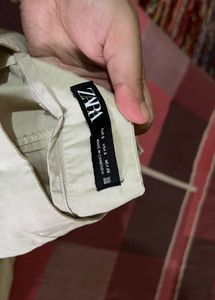 off white trending linen Wide Leg Pants