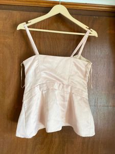 Elegant Gold Corset Top