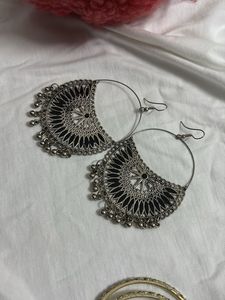 Boho Chic Traditional Hoop Earrings