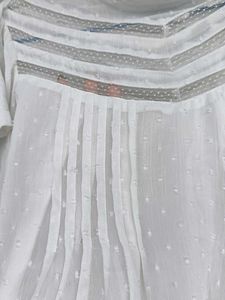 Elegant White Sheer Blouse