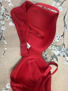 Zivame Rosaline Red Brassiere