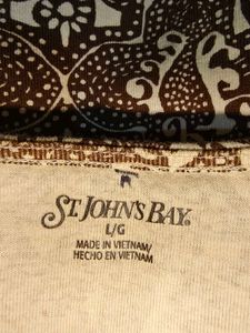 Stylish Printed Sleeveless Top Size M-L