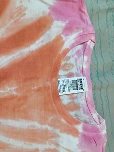 Pink &amp; Orange Tie-Dye T-Shirt