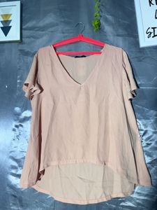 SHEIN Chic V-Neck Short Sleeve Top